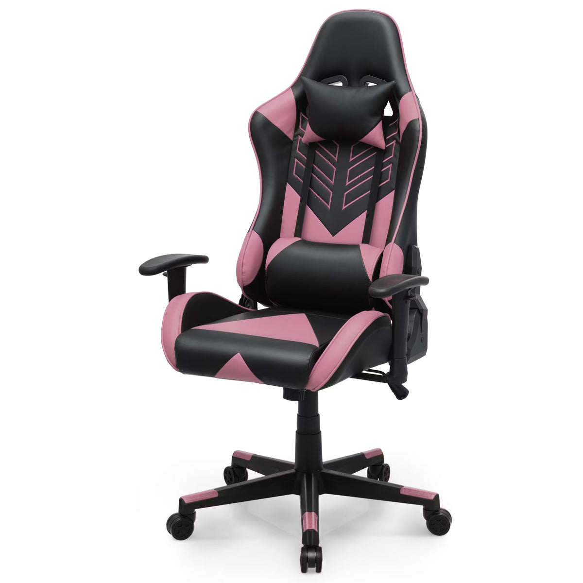 2026 NewMagshion Ergonomic Gaming Chair, Comfortable Gaming Chair, Computer Chair Leather Desk Chair Adjustable Swivel Gaming Office Chair, Blue