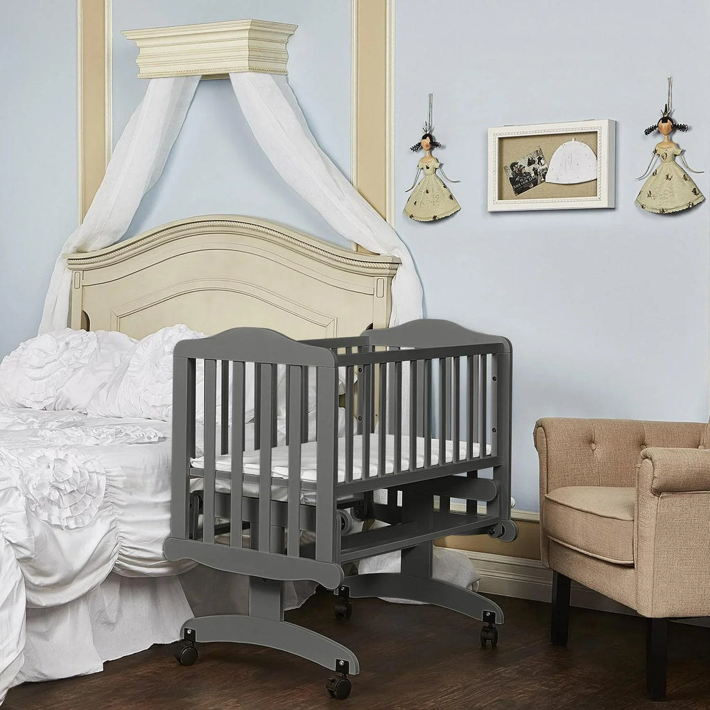 2026 NewDream On Me Lullaby Cradle Glider. Steel Gray