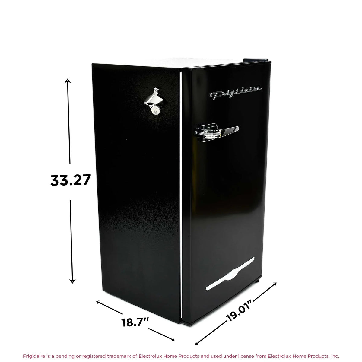2026 NewFrigidaire EFR376-C-PINK 3.2-Cu.-Ft. 65-Watt Retro Bar Fridge with Side Bottle Opener (Pink)