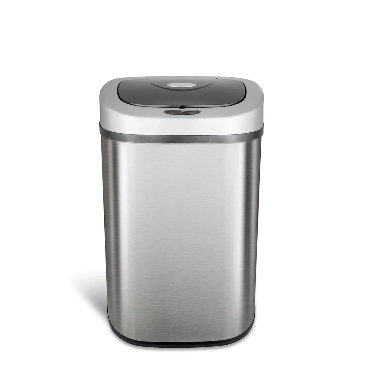 2026 NewNine Stars Automatic Trash Can, 21 Gallon Stainless Steel, Motion Sensor Hands Free Soft Close Lid Garbage Bin, Silver