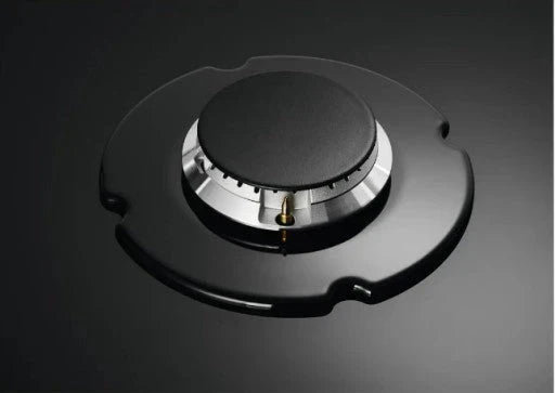 2026 ELECTROLUX EGG6407K Placa de gas 59 x 51 cm, 4 quemadores, rejilla de hierro fundido, negra