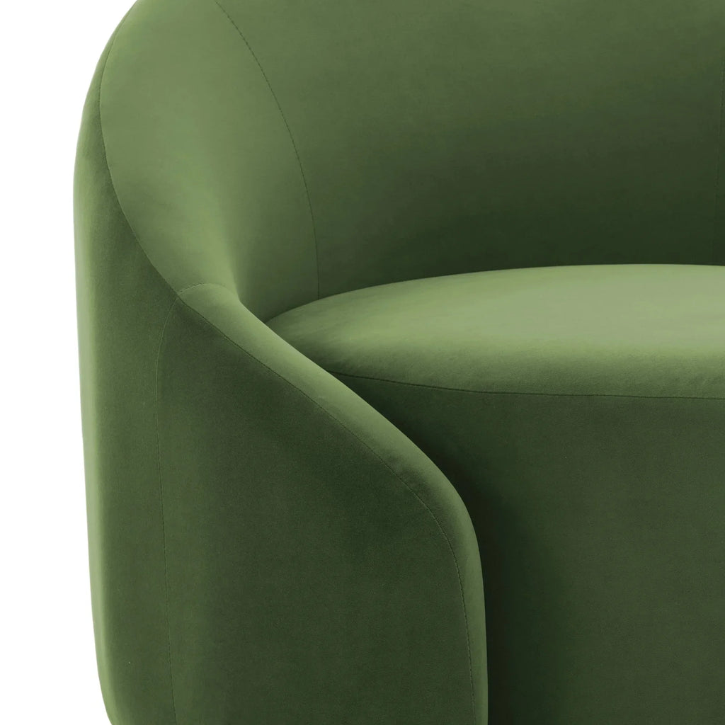2026 New360" Swivel Accent Chair for Living Room, Boucle Barrel Armchair Single Sofa Chair Reading Chair, Sage Green