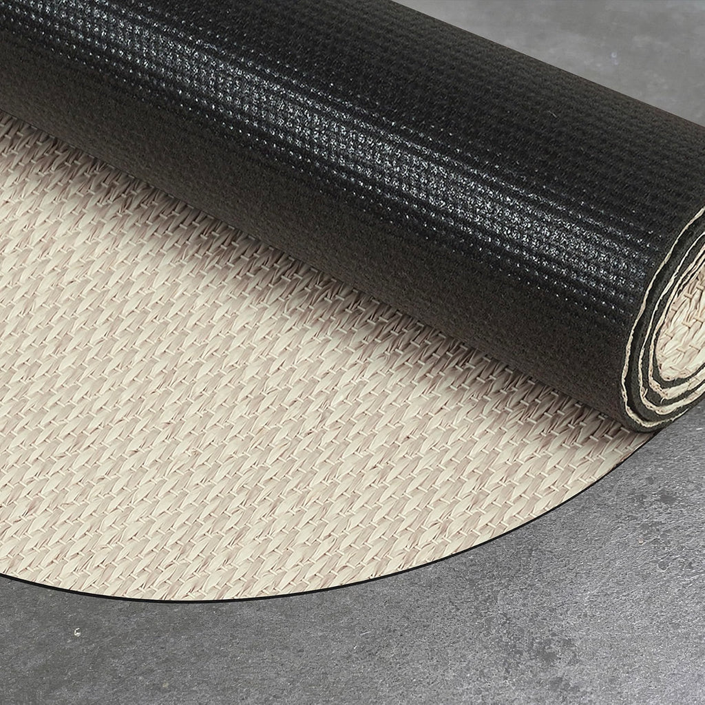 2026 Alfombra vinílica Premium de tejido trenzado de alta gama Marrón 200x290 cm
