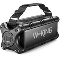 2026 NewW-King 50W Bluetooth Speakers, IPX6 Waterproof, Deep Bass, 30H, TWS, Black