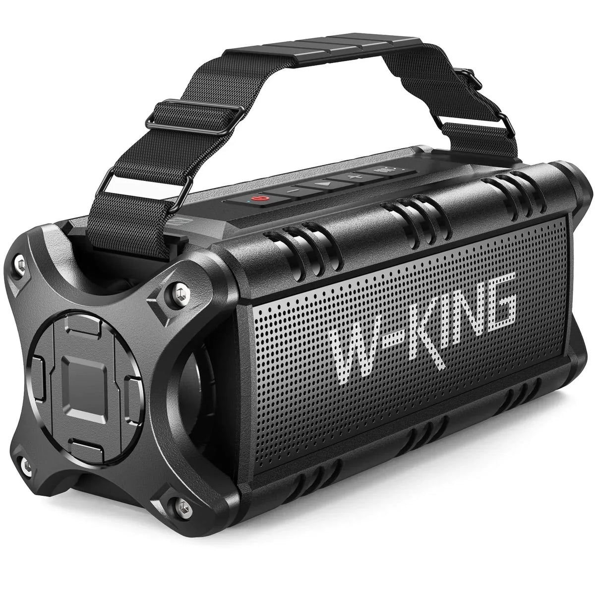 2026 NewW-King 50W Bluetooth Speakers, IPX6 Waterproof, Deep Bass, 30H, TWS, Black