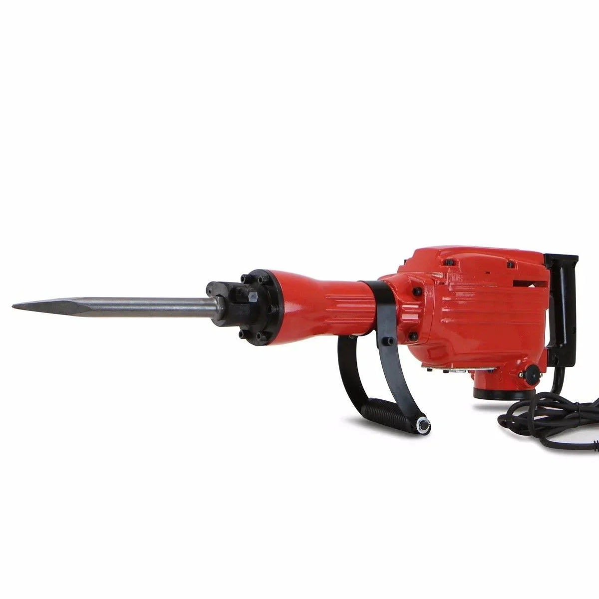2026 NewXtremepowerUS Demolition Jack Hammer Heavy Duty, 2200W Electric Jackhammer With Scraping Chisel, 1800BPM Power Drill Concrete Breaker Bar Point & Chisel Bits Chisel Set, Red