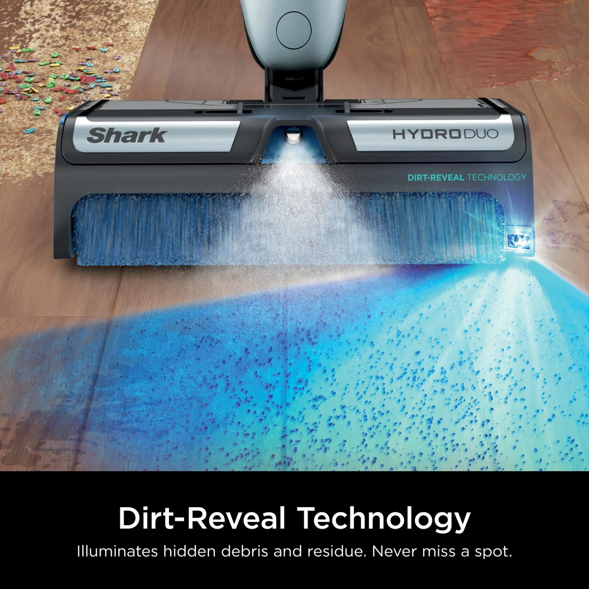 2026 NewShark HydroDuo with Dirt-Reveal Technology, Cordless, Hard Floor Cleaning System, Wet & Dry Debris Pickup, Mop & Scrubs All at Once, Hardwood, Tile, Laminate Floors, WW200