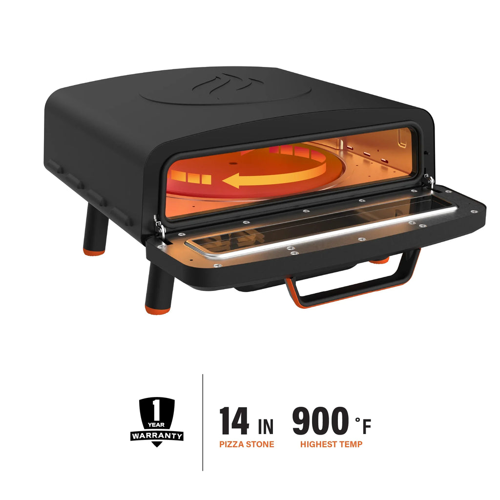 2026 NewBlackstone 14" Electric Tabletop Pizza Oven with Rotating Pizza Stone