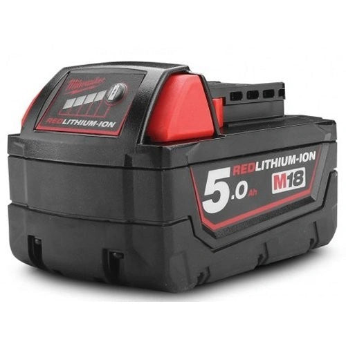 2026 KIT DE HERRAMIENTAS ELÉCTRICAS MILWAUKEE MILKIT12A CON 3 BATERÍAS DE LITIO ROJO DE 18 V Y 5 AH (12 PIEZAS)