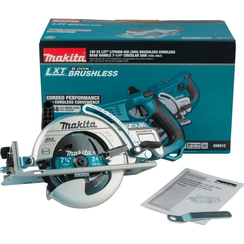 2026 NewMakita Circular Saw, 7.25 in Dia, 5100 RPM XSR01Z