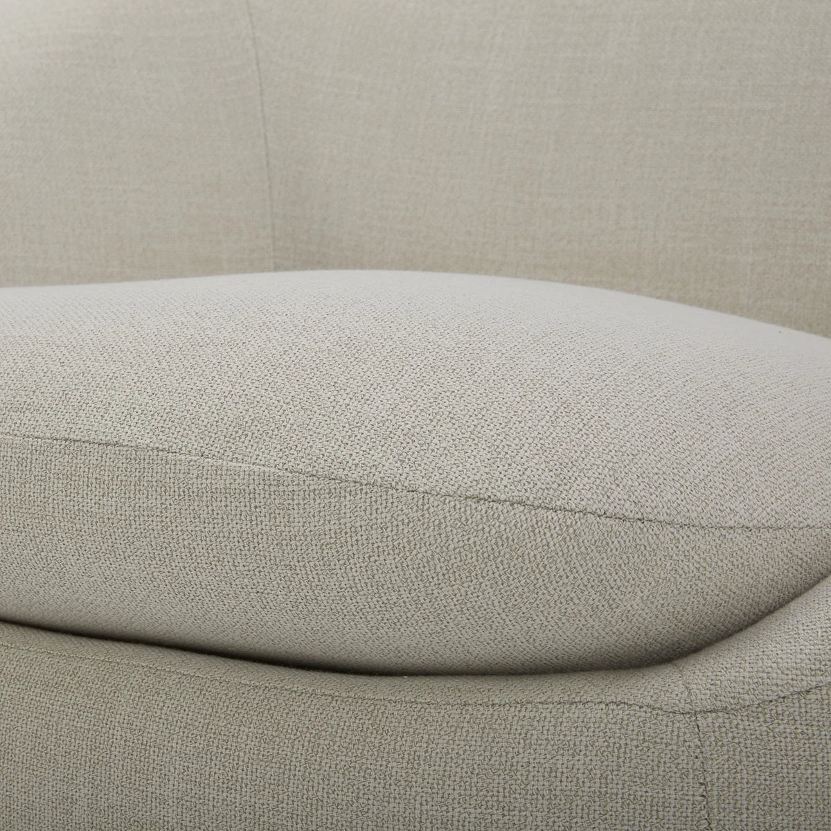 2026 NewBetter Homes & Gardens Mira Swivel Accent Chair, Cream Shearling