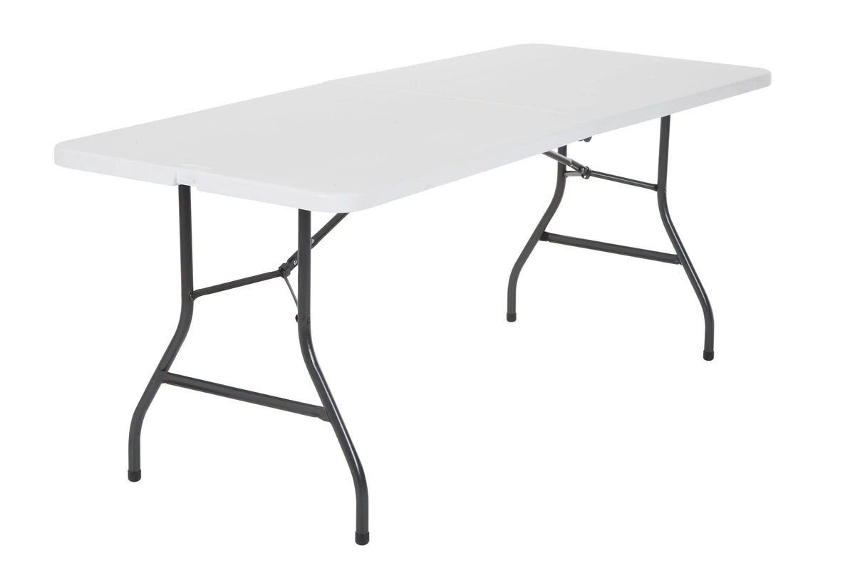 2026 NewCosco 6 Foot Folding Table In White Speckle