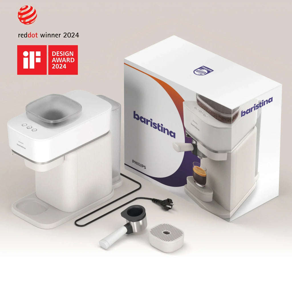 2026 NewPhilips Baristina Automatic Espresso Machine, Milky White