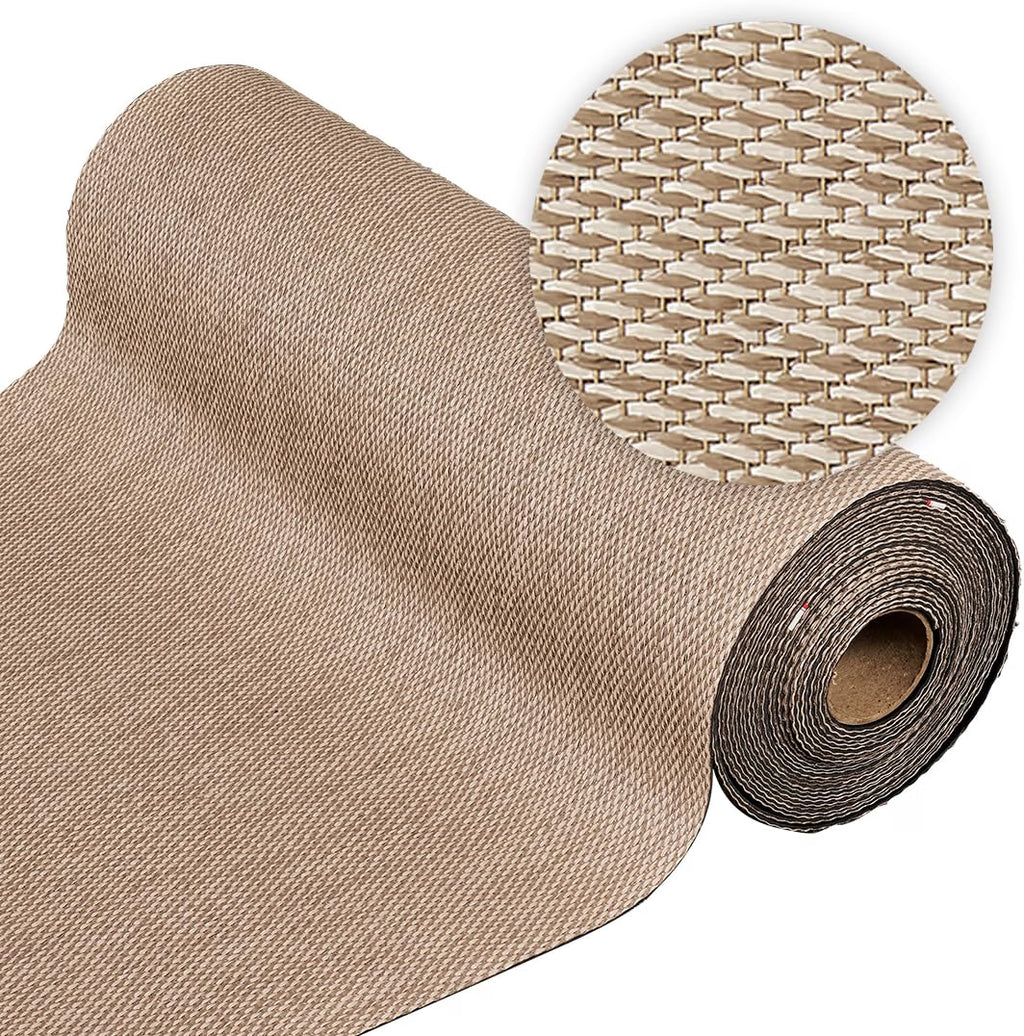 2026 Alfombra vinílica Premium de tejido trenzado de alta gama Marrón 200x290 cm