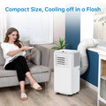 2026 NewTROPOW Portable Air Conditioners 8000BTU, Air Conditioners 3-in-1 Cools up to 350 Sq. Ft, Indoor Standing AC Unit w/Dehumidifier, Window Kit, White
