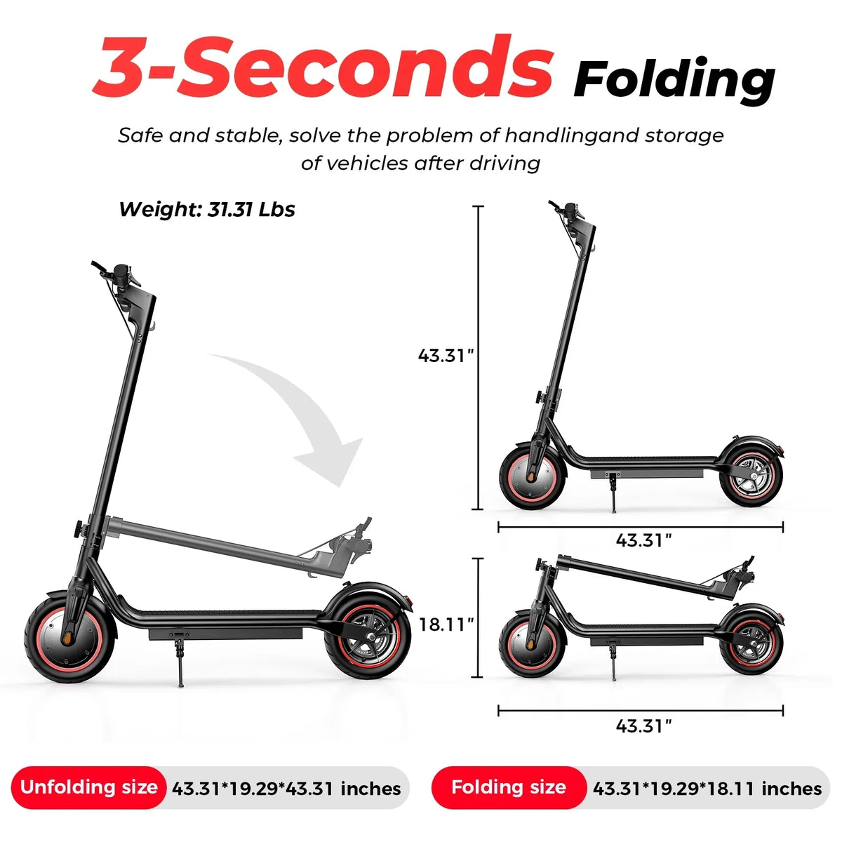 2026 NewiScooter Electric Scooter Adult, 350W Motor, 21 Miles Long Range, 19 mph & 8.5" Pneumatic tire Folding Commuter Electric Scooter for Adults & Teens, Superior Performance Smart App & Dual Braking