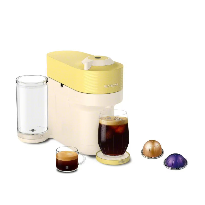 2026 NewNespresso Vertuo Pop+ Summer Limited Edition by De'Longhi, Pastel Yellow