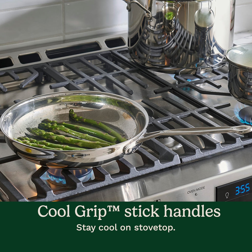 2026 Cuisinart Batería de cocina Chef's Classic en Acero Inoxidable, Set 11 piezas
