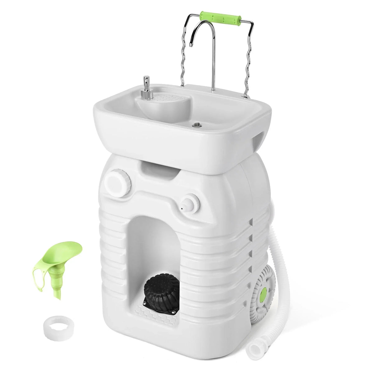 2026 NewHand Wash Station Portable Wash Sink Basin Stand 12 Gallon 45L Camping Garden