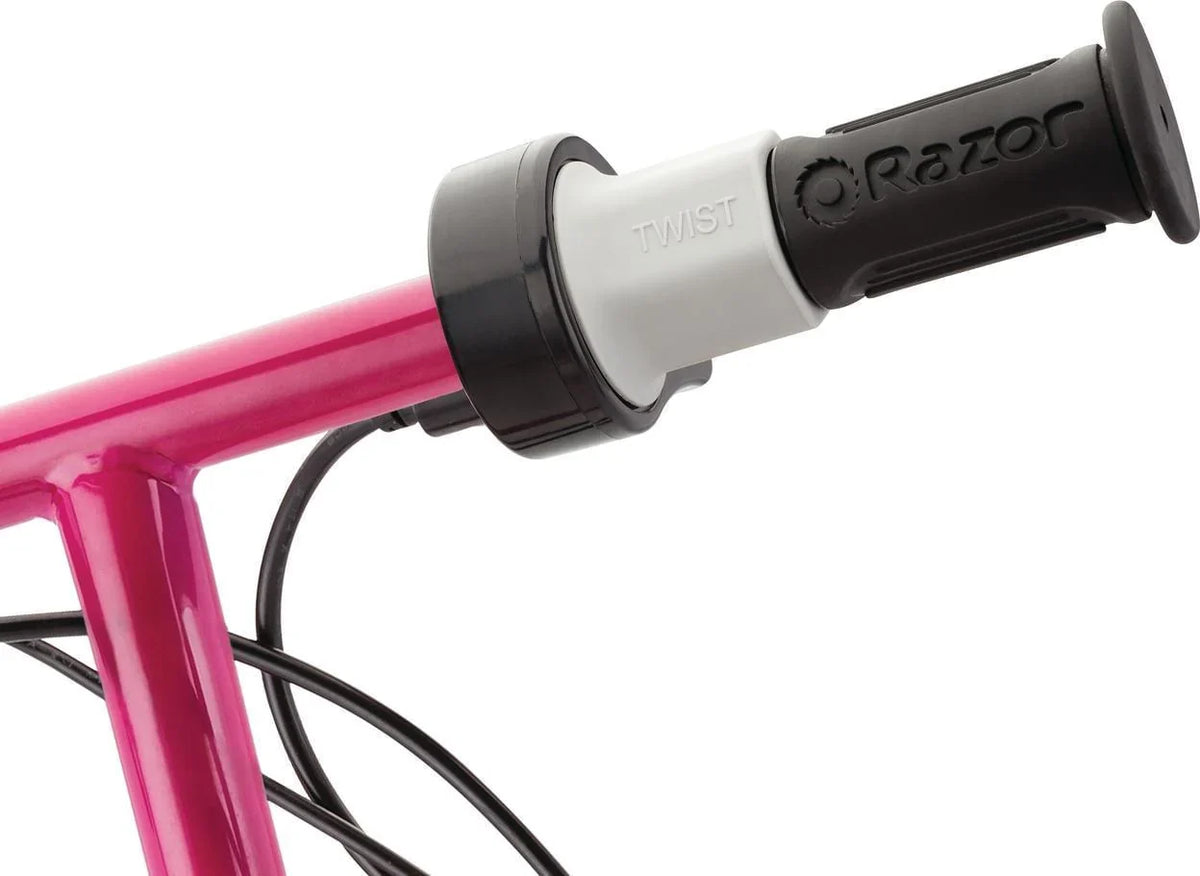 2026 NewRazor E100 Electric Scooter - Pink. Air-filled Front Tire. up to 10 mph. for Child Age 8+