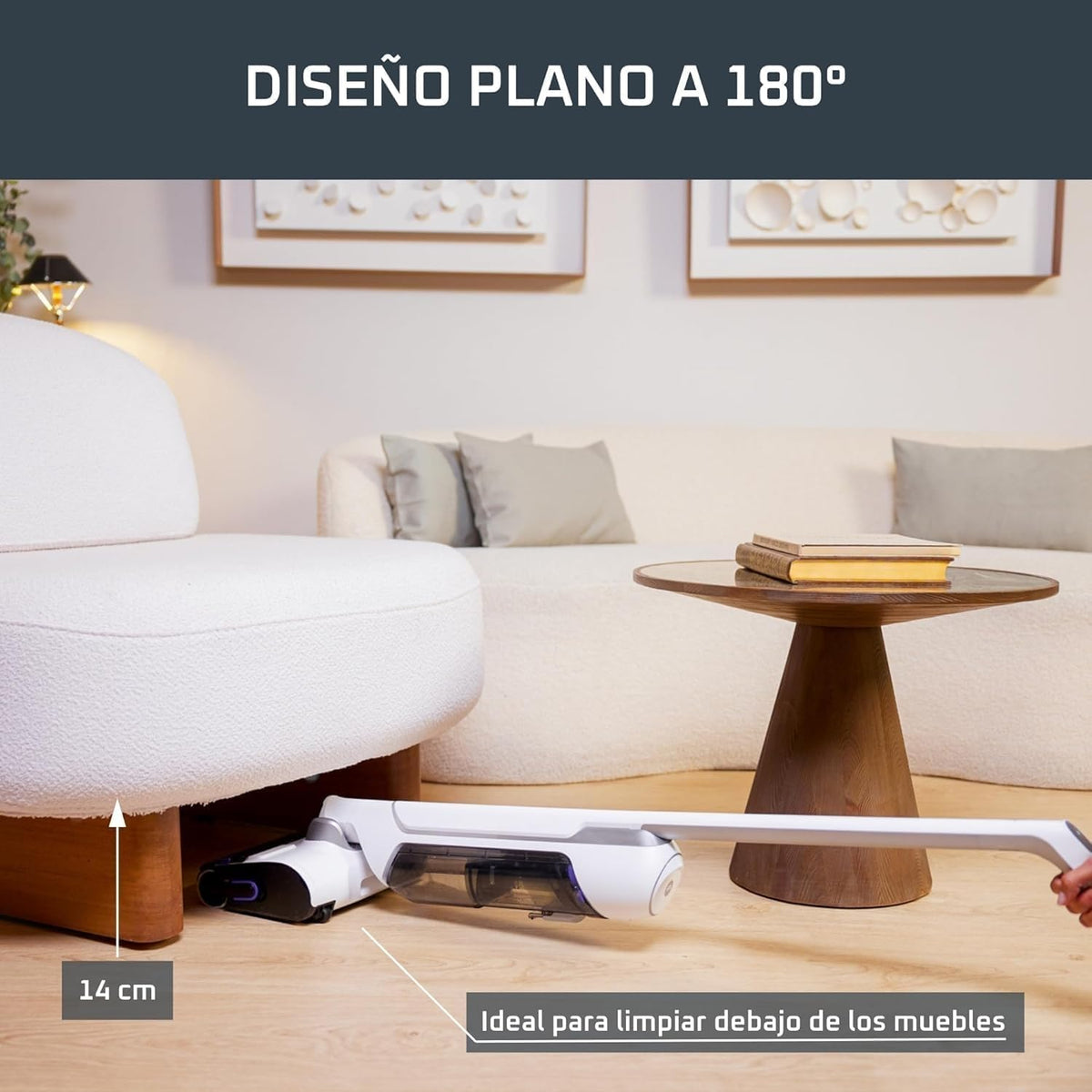 2026 Rowenta X-Clean 10, Aspiradora Fregona Eléctrica Sin Cable con Tecnología Wet & Dry, Autolimpieza y Secado Automático, Tecnología Dual Edge, Ligera, Flexible, Gran autonomía y pantalla LED, GZ7540WO