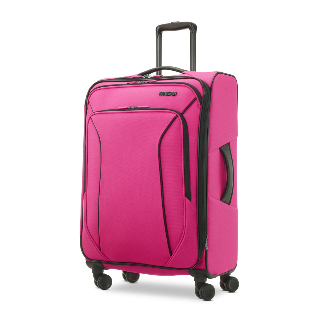 2026 NewAmerican Tourister X-Lite 3-Piece Luggage Set with Spinner Wheels - Light Grey