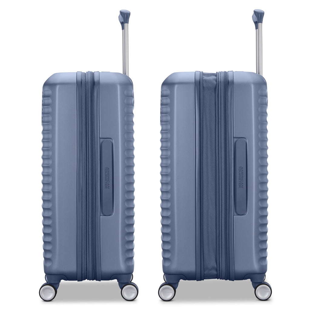 2026 NewAmerican Tourister Stratum 3.0 Large Hardside Checked Suitcase with Spinner Wheels - Elemental Blue