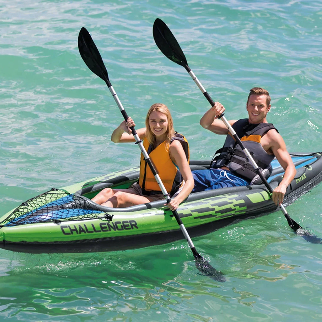 2026 NewIntex Challenger K2 Inflatable Kayak with Oars and Hand Pump