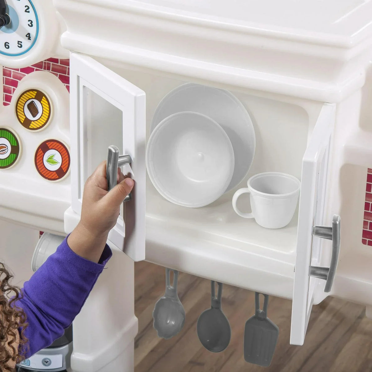 2026 NewStep2 Great Gourmet Soft Pink Plastic Toddler Kitchen with 35 Piece Kitchen Playset