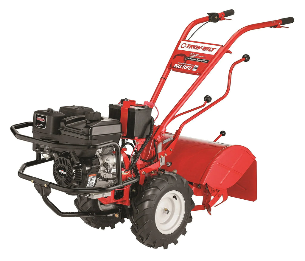 2026 NewRestored Premium Troy-Bilt Big Red Forward Rotating Rear Tine Tiller with Electric Start (Refurbished)
