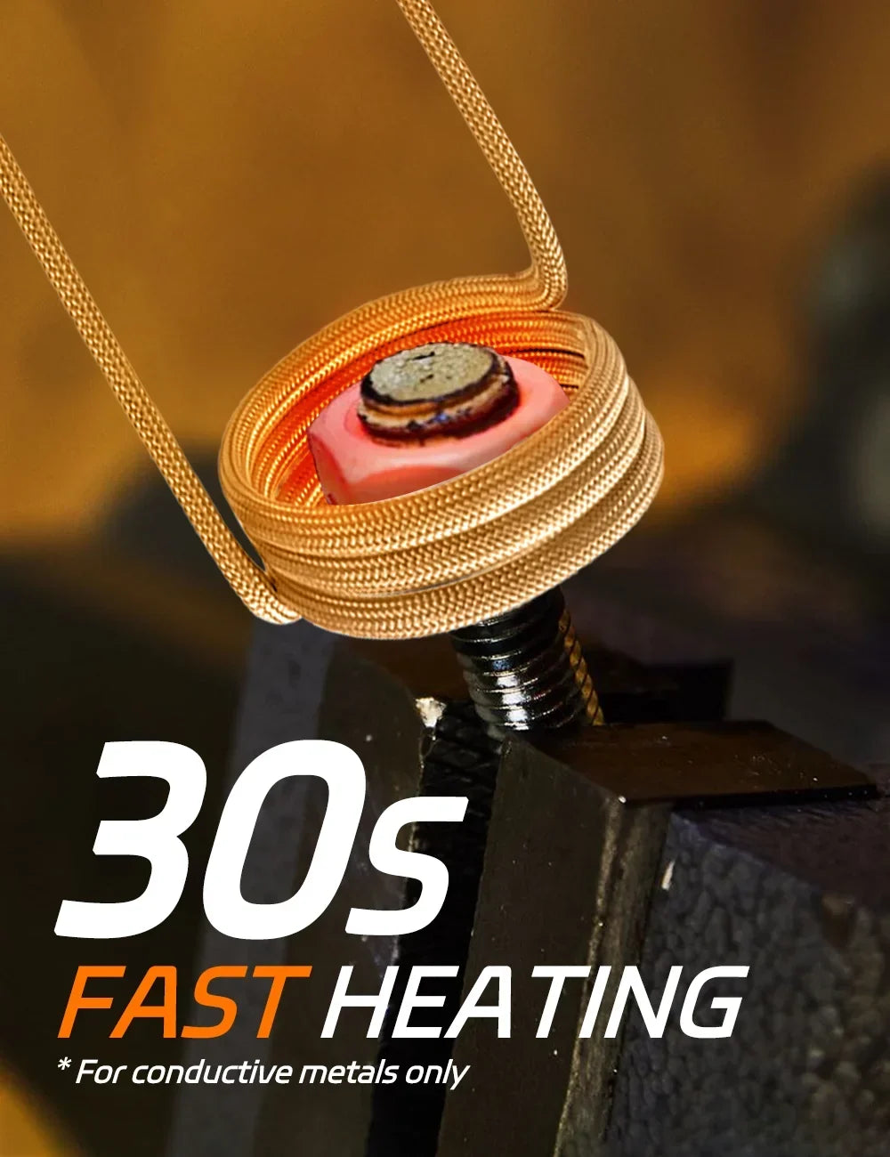 2026 NewSolary 1100W Magnetic Induction Heater Kit for Rusty Bolts, 8 Coils