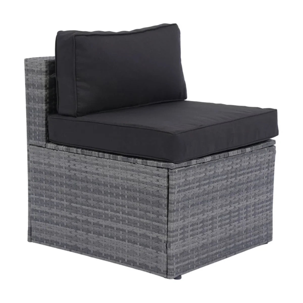 2026 New7 Piece Patio Furniture Sets Outdoor Sectional PE Rattan Outdoor Furniture Patio Conversation Set with Cushions and Glass Coffee Table, for Balcony Lawn and Garden, Gray