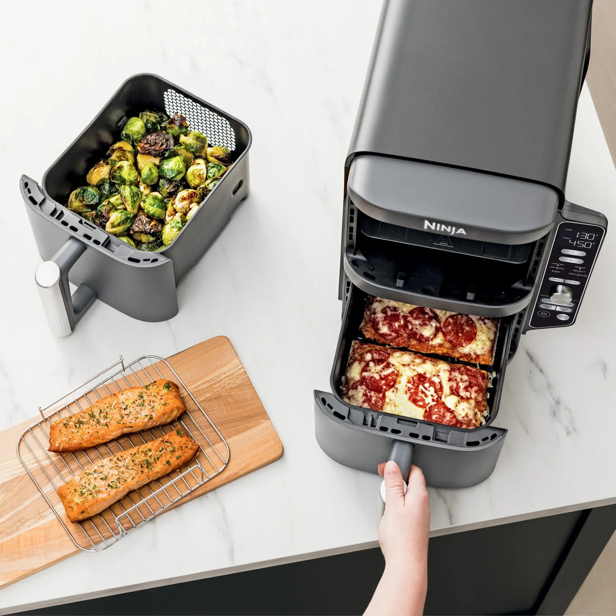 2026 NewNinja DoubleStack XL 10 QT 2-Basket Air Fryer