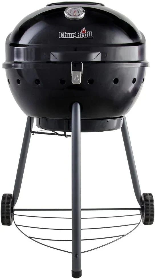 2026 Char-Broil Kettleman Barbacoa de carbón con tecnología TRU-Infrared y bandeja de cenizas extraíble, para exterior, jardín y patio