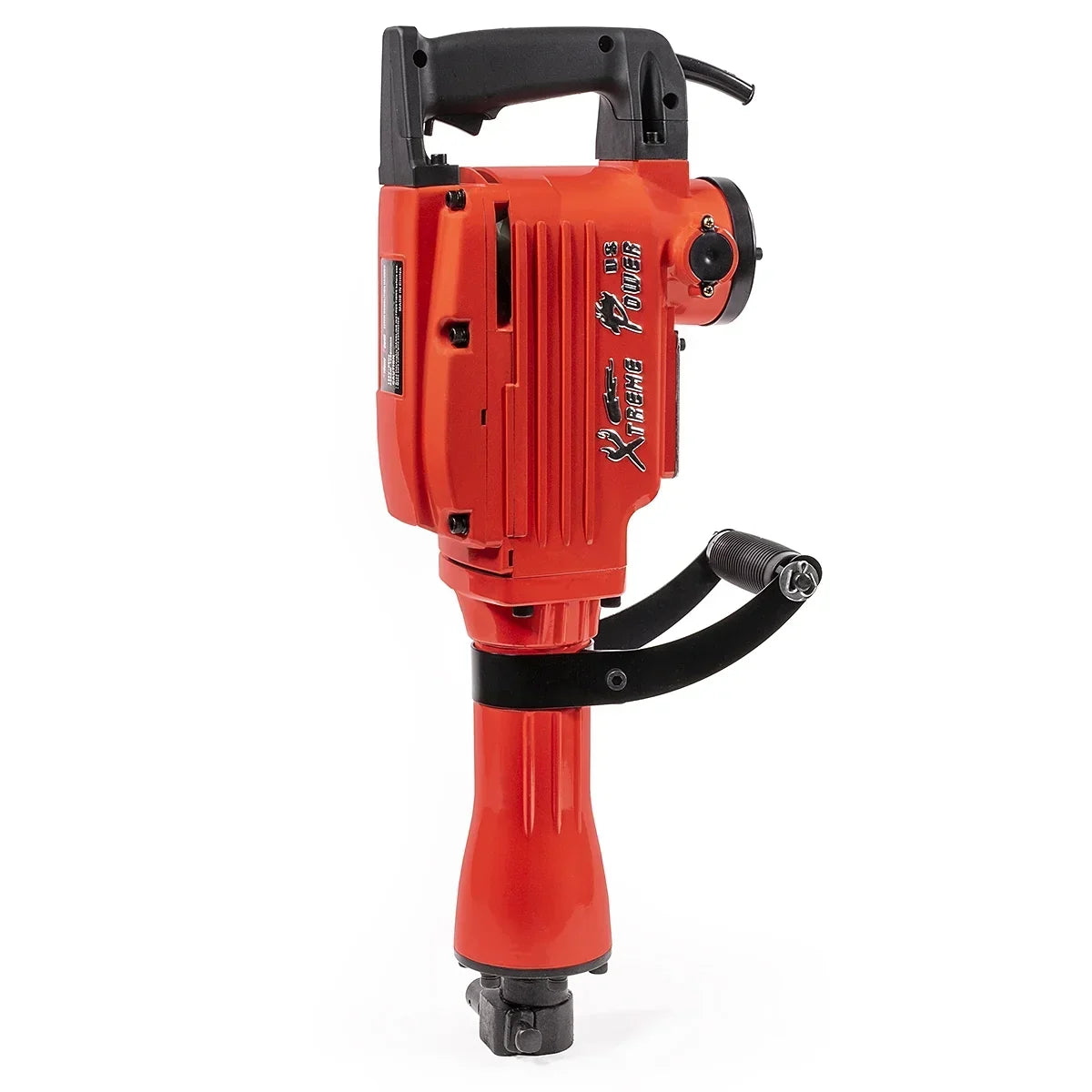 2026 NewXtremepowerUS Demolition Jack Hammer Heavy Duty, 2200W Electric Jackhammer With Scraping Chisel, 1800BPM Power Drill Concrete Breaker Bar Point & Chisel Bits Chisel Set, Red