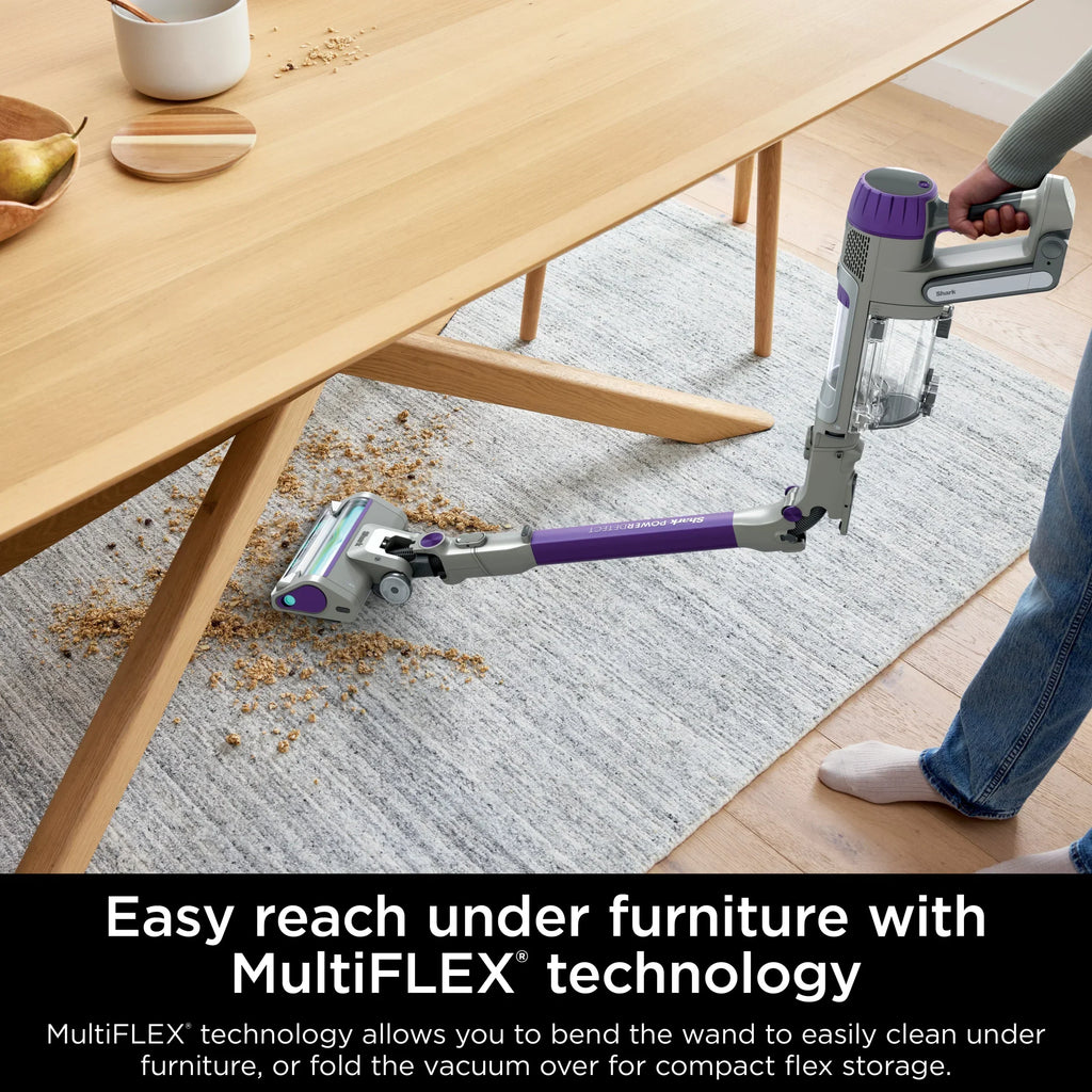 2026 NewShark PowerDetect Cordless Stick Vacuum, Multi-Surface, with DuoClean Detect Nozzle and MultiFLEX Wand, Up to 60 Mins Runtime, IP1250 Blue