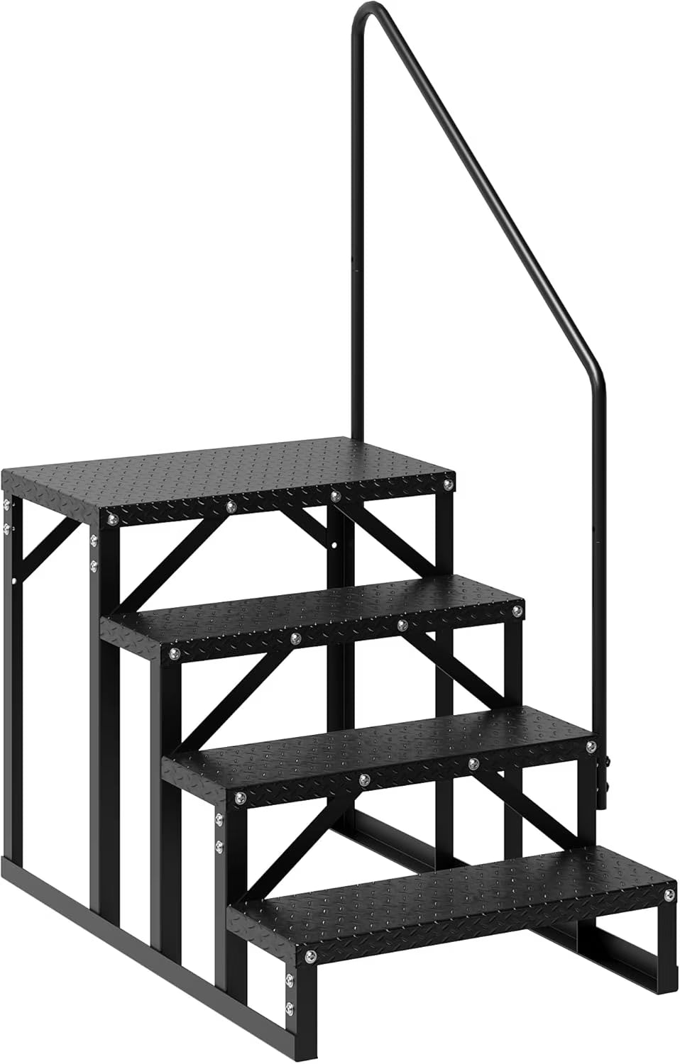 2026 NewGarvee 3 Steps Anti-Slip RV Steps, 26.7 in x 47.9 in, Alloy Steel