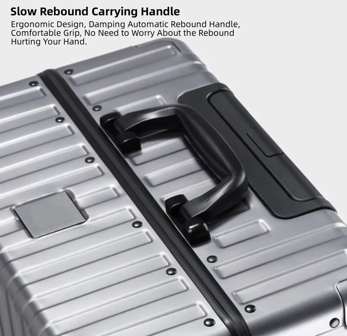 2026 NewAll Aluminum Hardshell Luggage, Airline Approved Zipperless Hardside Carry on Suitcase with Spinner Wheels, Checked Aluminium Luggage Metal Rolling Luggage Case for Travel, Business
