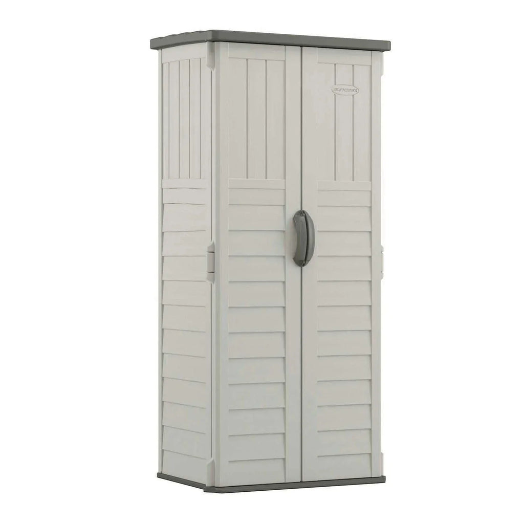 2026 NewSuncast BMS1250 Resin Vertical Storage Shed Building, 22 cubic feet