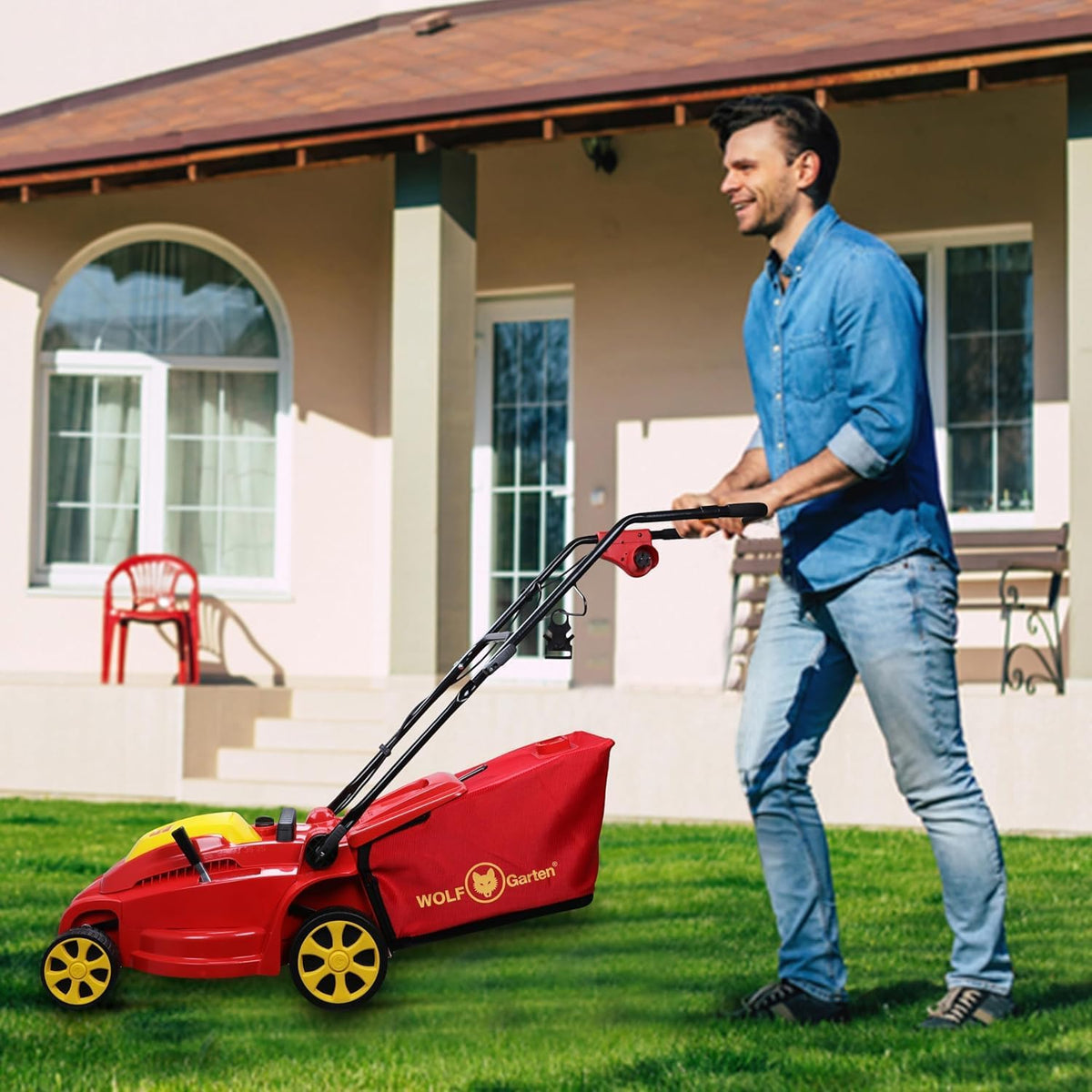 2026 WOLF Garten - Cortacésped eléctrico A 370 E; 37 cm, 18AKHJH2650