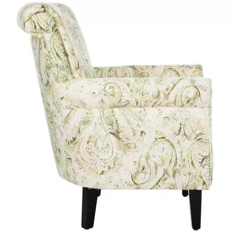 2026 Sillón decorativo tapizado de 1 plaza, beige/verde/azul/rojo