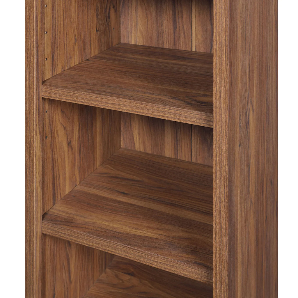 2026 NewBetter Homes & Gardens Juliet Narrow Arch Bookcase, Deep Green and Light Honey