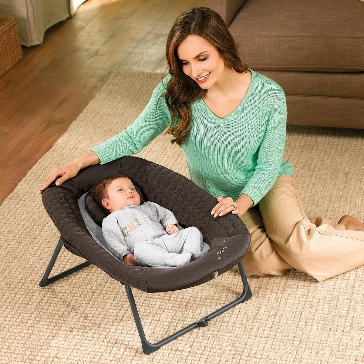 2026 NewChicco Lullaby Dream Playard - Latte (Brown)