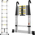 2026 gymount Escaleras Plegables Aluminio, 3,8m Escalera Telescópica, 13 Pasos