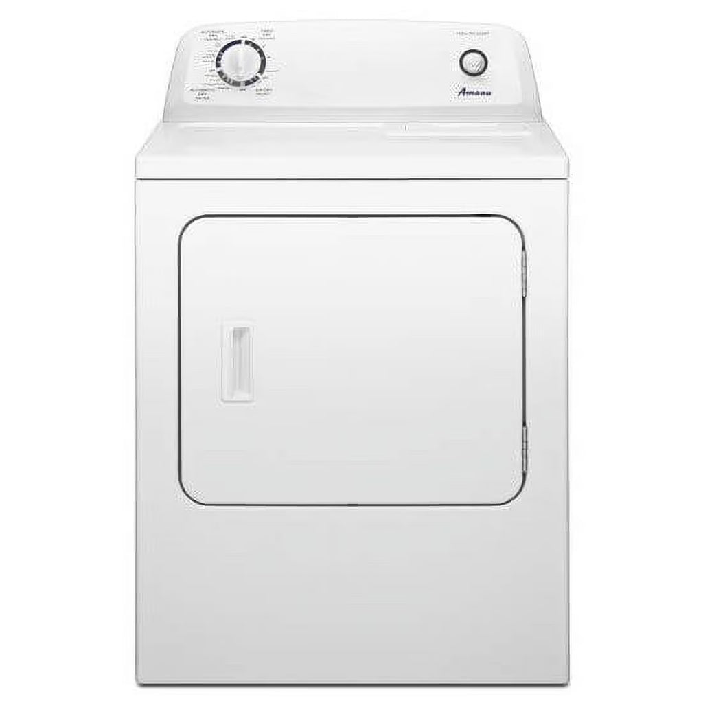 2026 NewAmana 6.5 cu ft 240 mV White Electric Automatic Dryer