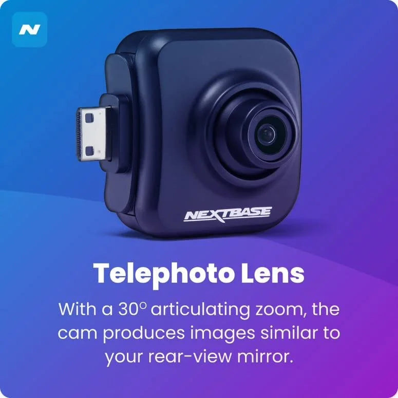 2026 NewNextbase 222X Compact Dual Dash Cam Front & Rear 2.5" HD IPS Screen, 1080p Full HD, 6 Layer Lens, Black, 0.17 lbs assembled.