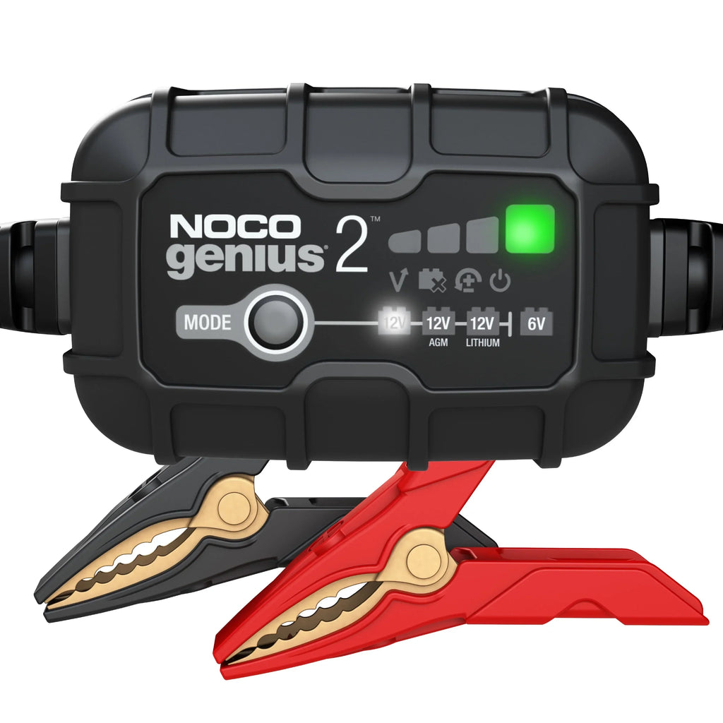 2026 NewNOCO GENIUS2 6V/12V 2A Smart Battery Charger and Maintainer
