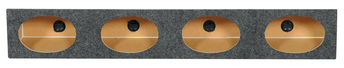 2026 New(4) Rockville RV69.4A 6x9" 1000w 4-Way Car Speakers+Quad Speaker Enclosure Box