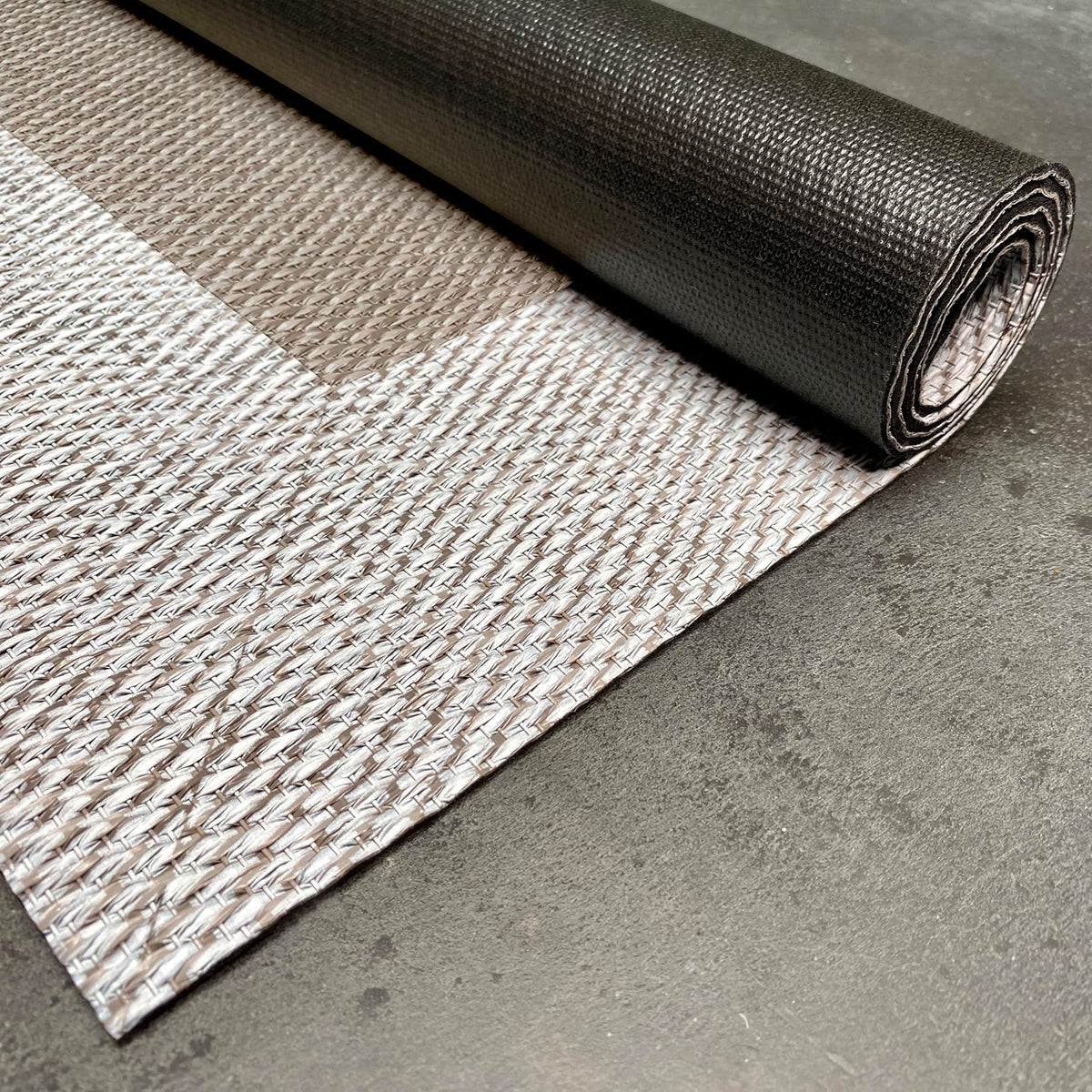 2026 Alfombra vinílica Premium de tejido trenzado de alta gama Marrón 200x290 cm