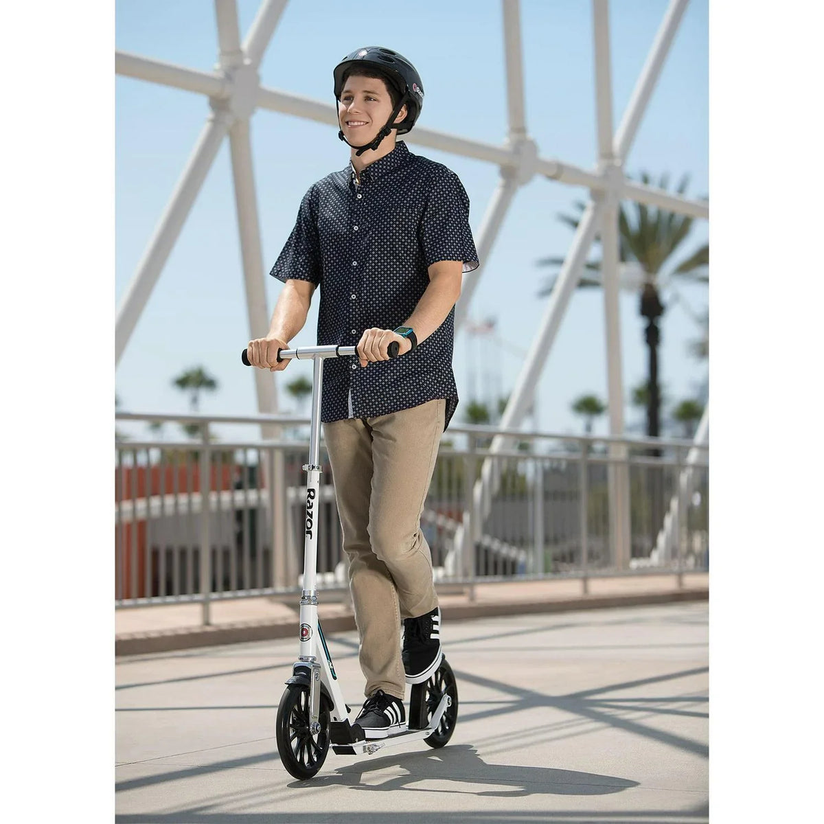 2026 NewRazor A6 Folding Kick Scooter - 10″ Large Wheels. Aluminum Frame. for Teen & Adult up to 220 lb